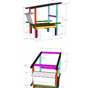 plans and sketches for chicken coop