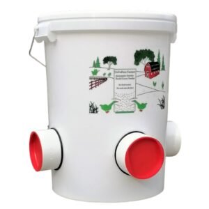 Automatic Duck/Goose Feeder 25l/17kg with 4 feeding ports