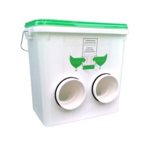 Automatic Chicken feeder No waste All ages(2 feeding ports) 10l/7kg