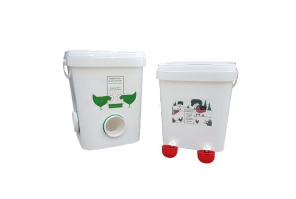 chicken feeder and waterer