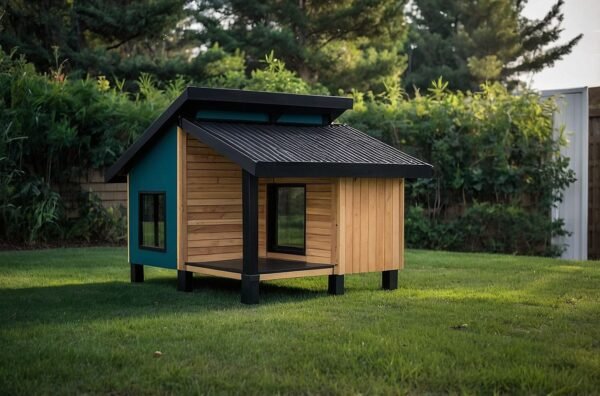 modern dog kennel