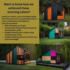 Outdoor Insulated Dog House for small/medium breeds – Plans and sketches in cm/inches