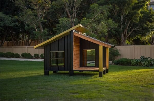 modern dog house outdoor